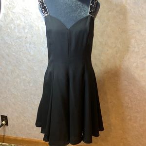 BETSY AND ADAM Black Party dress